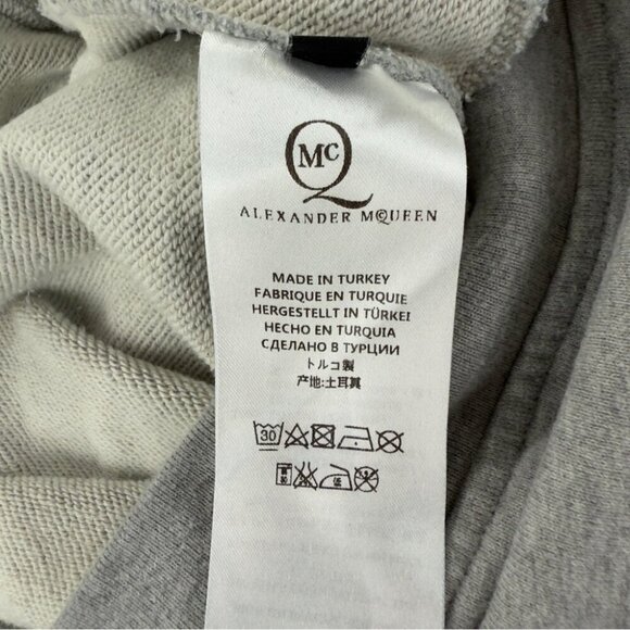 McQ by Alexander McQueen Swallow Grey Long Sleeve Dress Women's Size XS - Picture 4 of 11